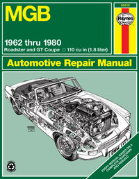 MGB (1962-1980) Roadster & GT Coupe Haynes Repair Manual (USA)