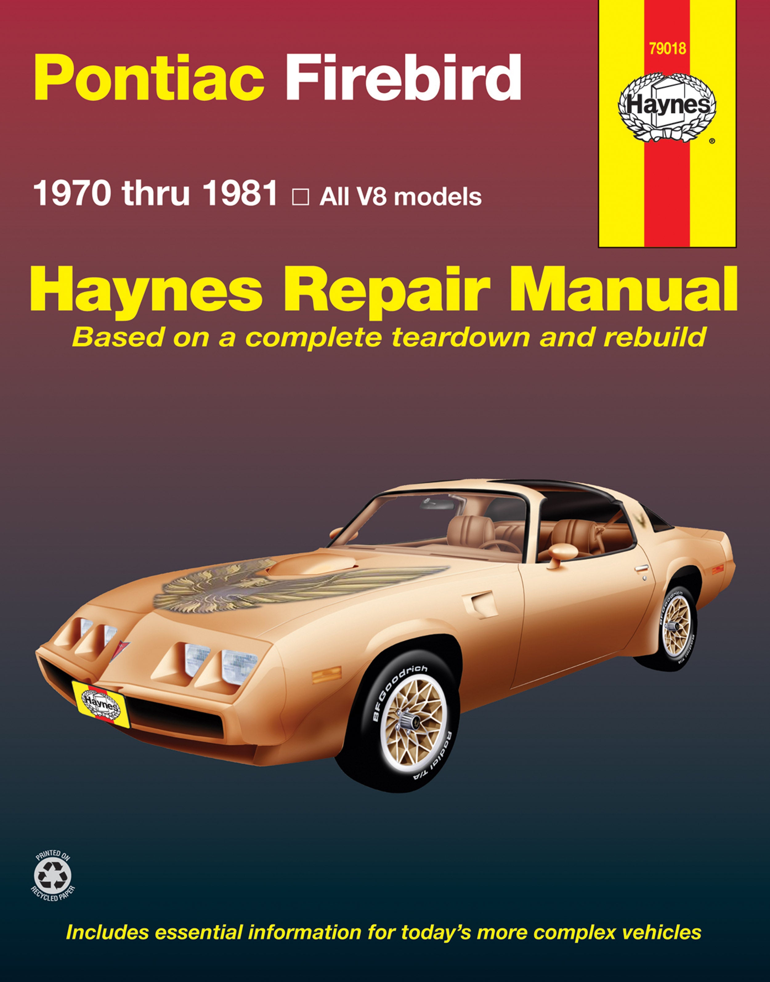 Pontiac Firebird V8 (1970-1981) Haynes Repair Manual (USA Pontiac Firebird V8 (1970-1981) Haynes Repair Manual (USA
