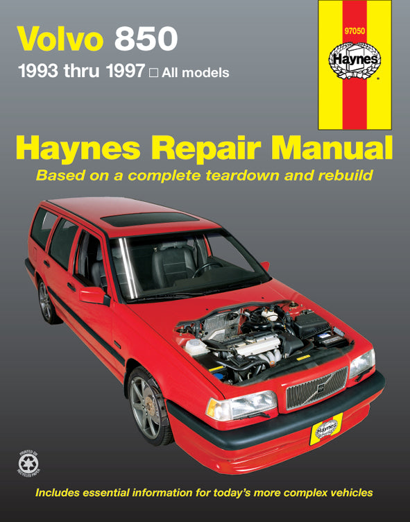 Volvo 850 (1993-1997) Haynes Repair Manual (USA) – Haynes Manuals