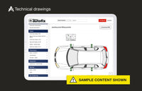 Autofix product sample content for technical drawings