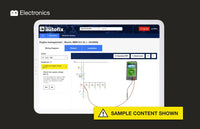 Autofix product sample content for electronics