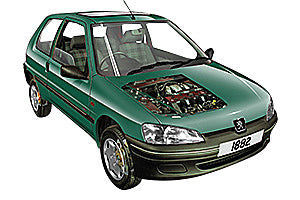 Air filter change Peugeot 106 1991 - 2004