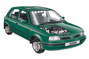 Air filter change Nissan Micra 1993 - 2002