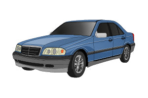 Air filter change Mercedes-Benz C-Class 1993 - 2000