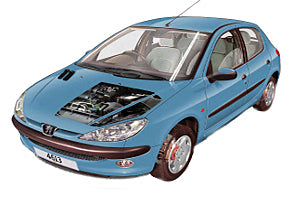 Engine oil and filter change Peugeot 206 2002 - 2009