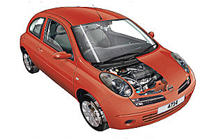 Air filter change Nissan Micra 2003 - 2010