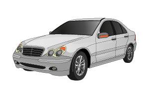 Wiper blade replacement Mercedes-Benz C-Class 2001 - 2005