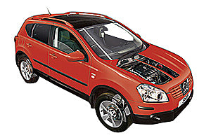 Air filter change Nissan Qashqai 2007 - 2013