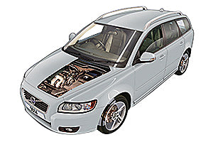 Air filter change Volvo S40 2007 - 2013