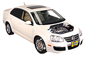 Air filter change Volkswagen Golf 2010 - 2011