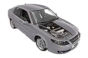 Air filter change Saab 9-5 2005 - 2010