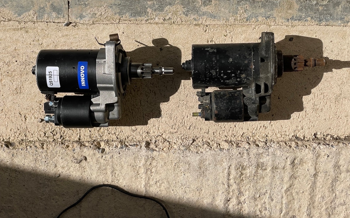 Starter motor replacement