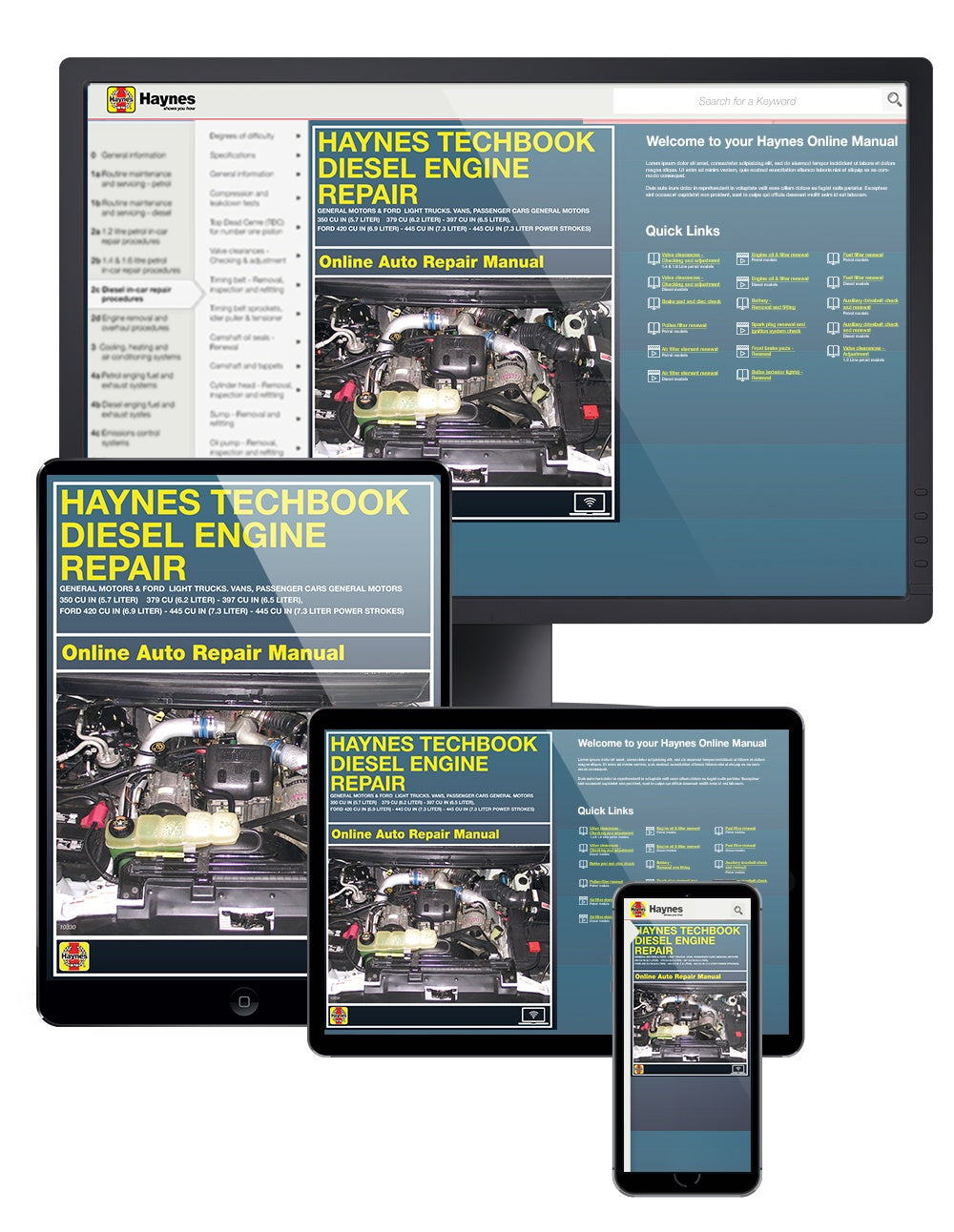 Diesel Engine Repair Haynes Online Techbook