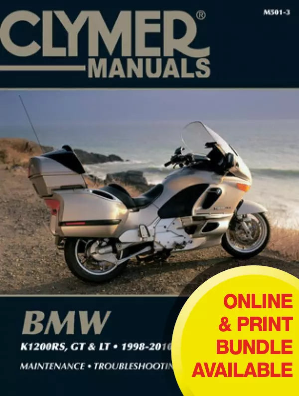 BMW K1200 Motorcycle (1998-2010) Service Repair Manual (Does not