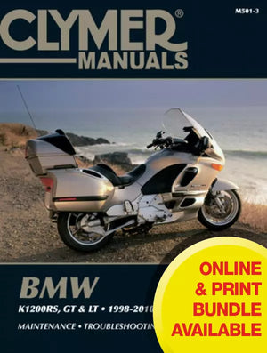 BMW K1200 Motorcycle (1998-2010) Service Repair Manual (Does not