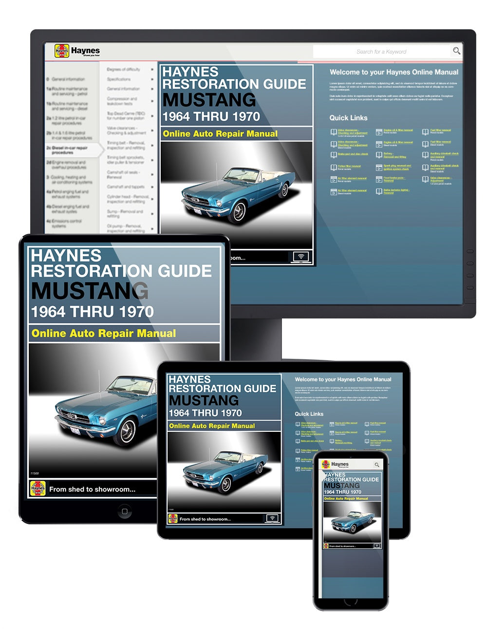 Ford Mustang Haynes Restoration Guide (1964 -1970) Haynes Repair Manual (USA)