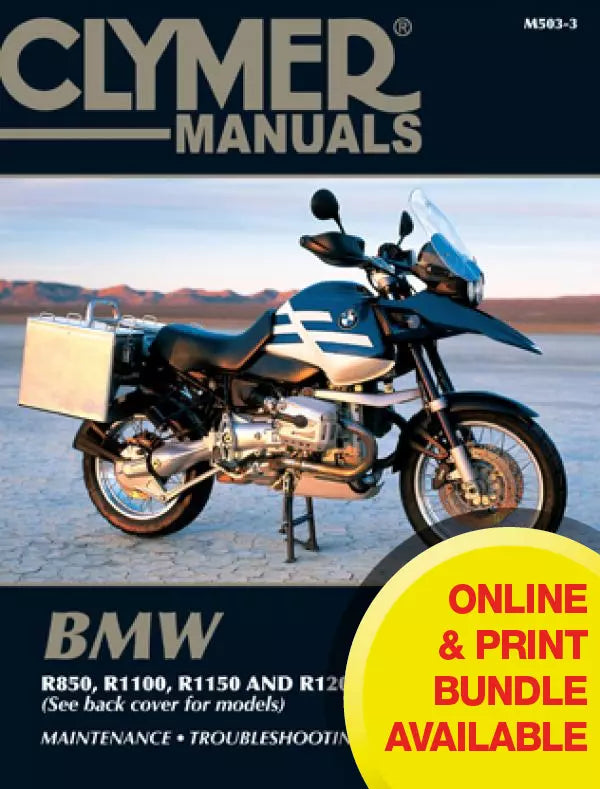 BMW R Series Motorcycle (1993-2005) Service Repair Manual – Haynes