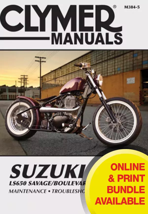 Suzuki LS650 Savage Boulevard S40 Motorcycle (1986-2015) Clymer