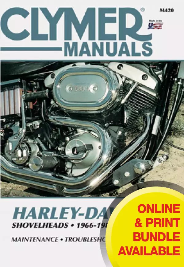 Harley-Davidson Shovelhead Motorcycle (1966-1984) Service Repair