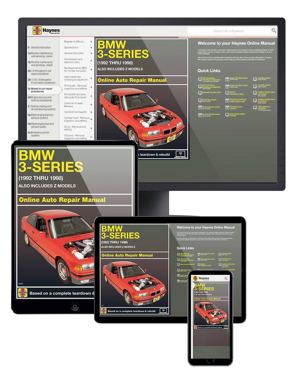 BMW 3 Series (1992-1998) Haynes Repair Manual (USA)