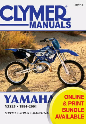Yamaha YZ125 Motorcycle (1994-2001) Service Repair Manual