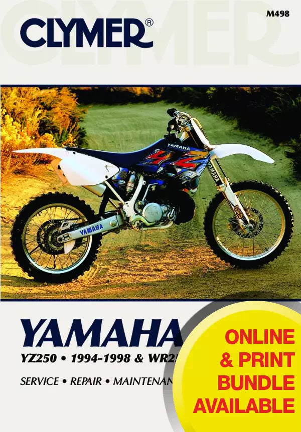 Yamaha YZ250 (1994-1998) & WR250Z (1994-1997) Motorcycle Service