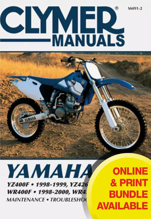 Yamaha YZ400F, YZ426F, WR400F & WR426F Motorcycle (1998-2002