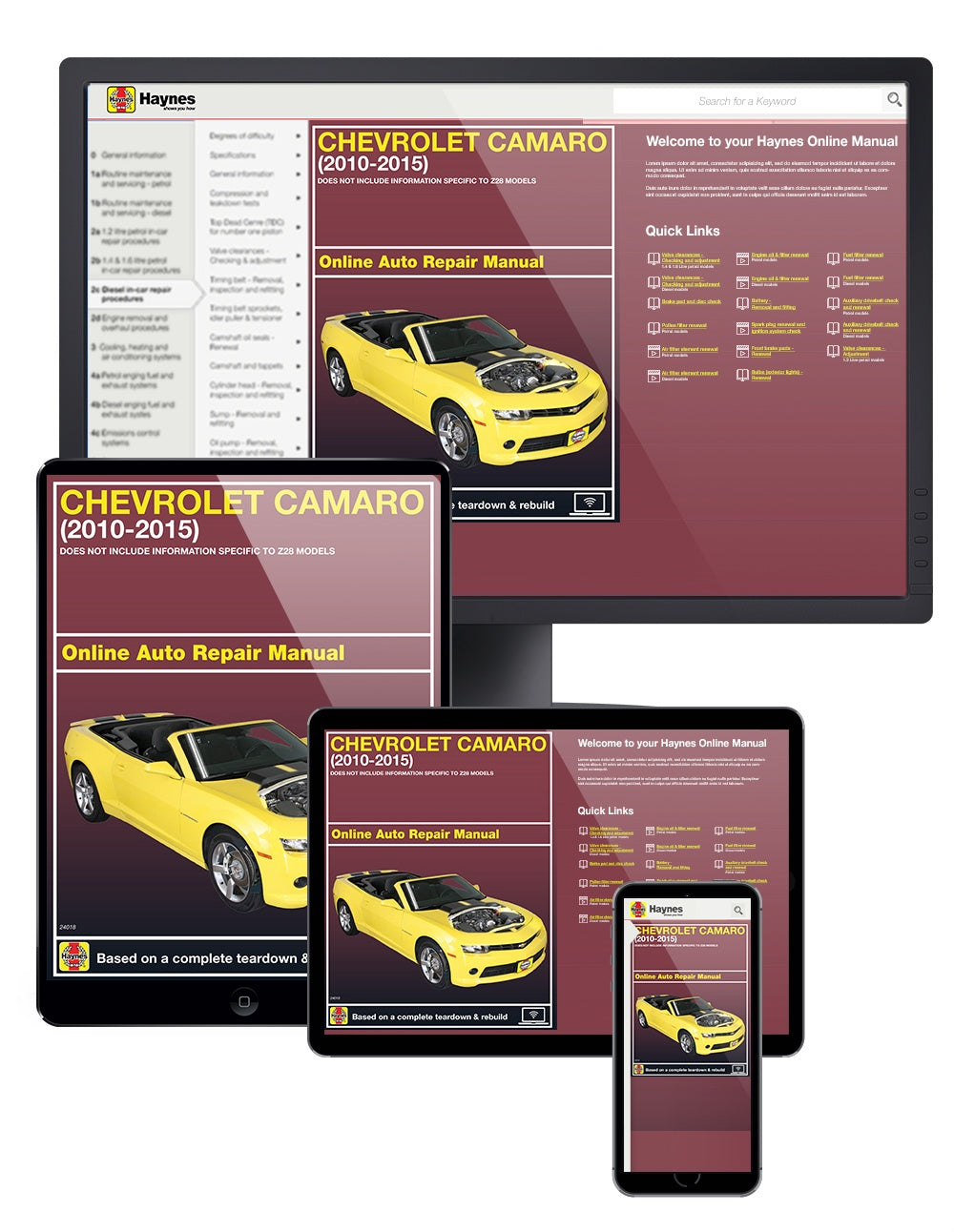 Chevrolet Camaro (10-15) Haynes Online Manual