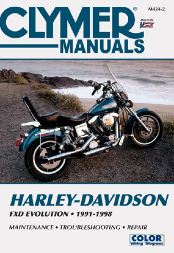 Harley-Davidson FXD Evolution Motorcycle (1991-1998) Clymer Repair Manual
