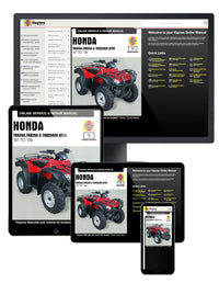 Honda Rancher, Recon & TRX250EX ATVs (97 - 09) Haynes Repair Manual