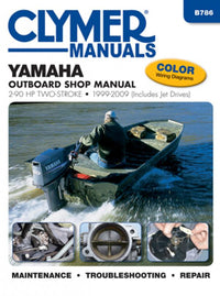 Yamaha 2-90 HP 2-Stroke Outboard & Jet Drives (1999-2009) Service Repair Manual