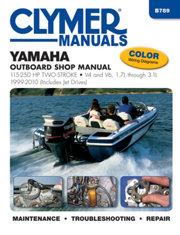 Yamaha 115-250 HP 2-Stroke Outboard & Jet Drives (1999-2010) Service Repair Manual