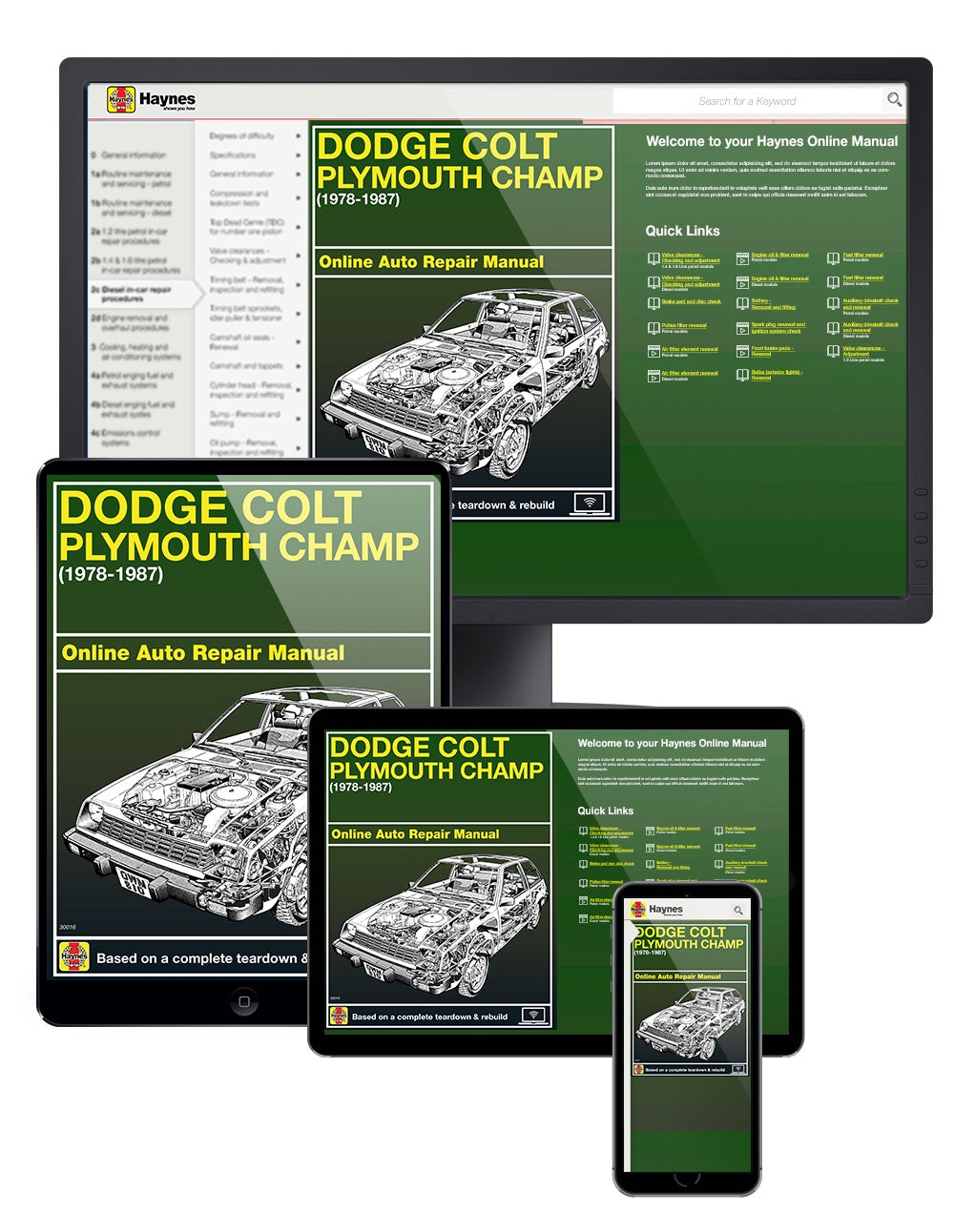 Dodge Colt & Plymouth Champ (78-87) Haynes Online Manual