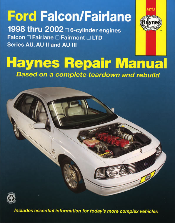 Ford Falcon (98-02), Fairlane (98-02) & LTD (98-02) Haynes Repair Manual