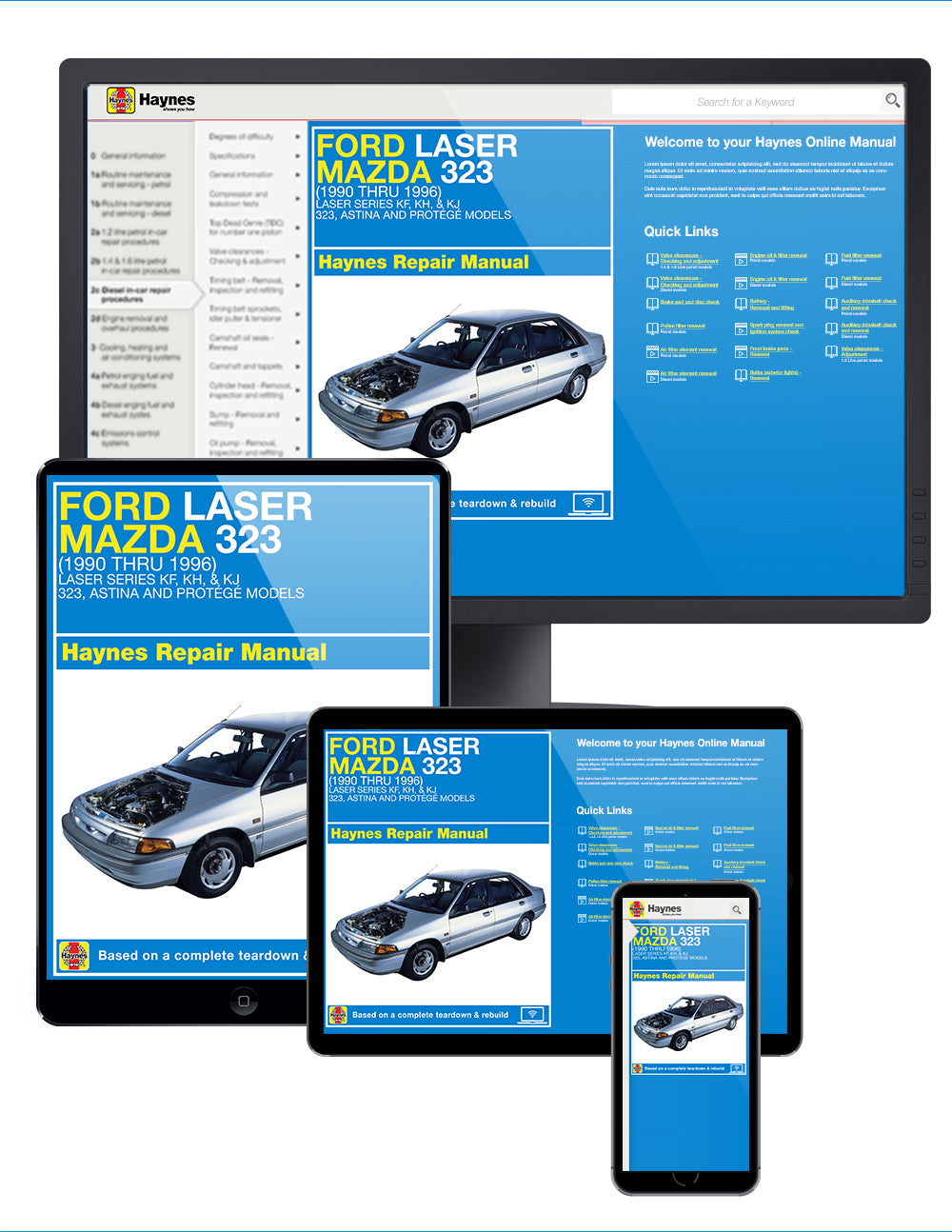 Ford Laser and Mazda 323 (90-96) Haynes Repair Manual