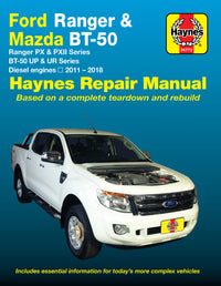 Ford Ranger / Mazda BT-50 Diesel 2011-2018 Haynes Repair Manual