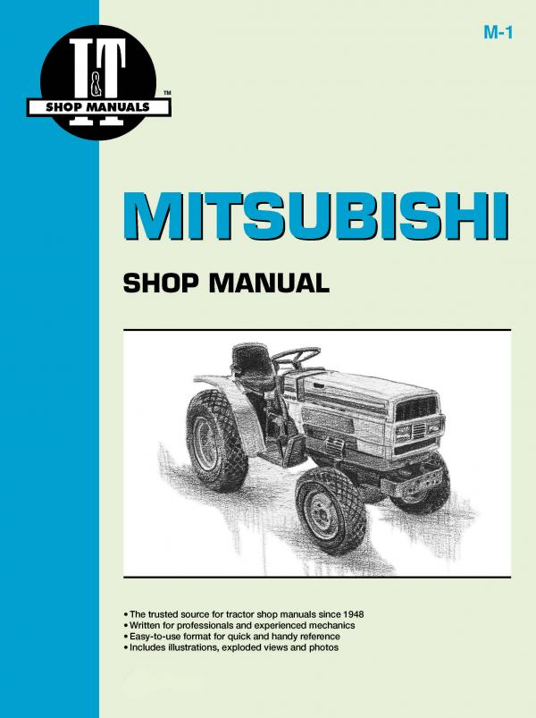 Mitsubishi MT160-MT300D Tractor Service Repair Manual