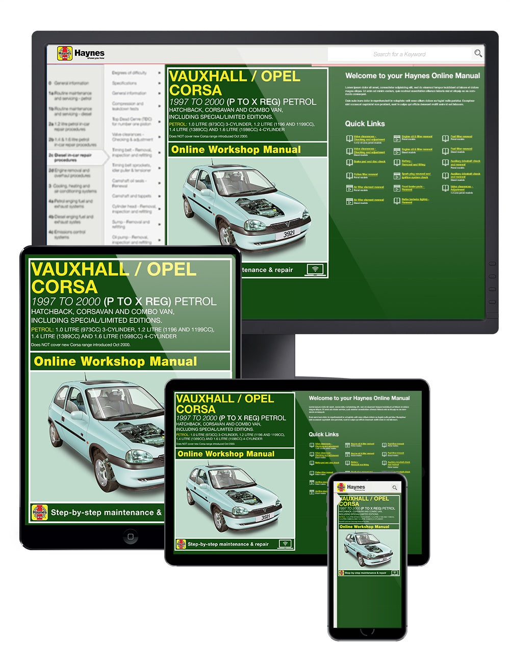 Vauxhall/Opel Corsa Petrol (Apr 97 - Oct 00) Haynes Repair Manual