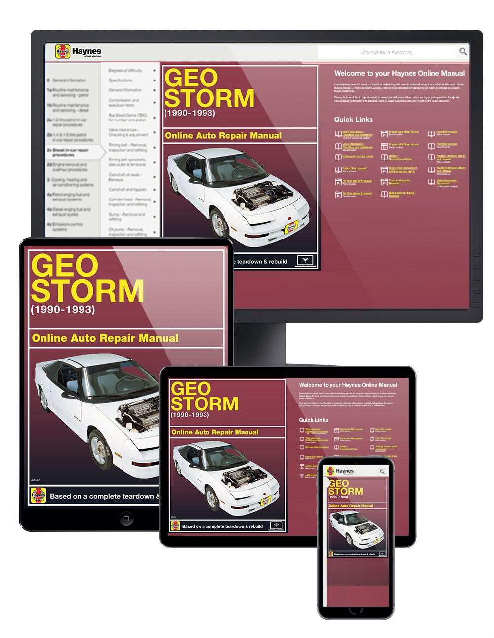 Geo Storm (90-93) Haynes Online Manual