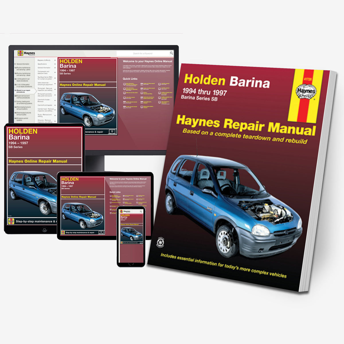 Haynes Icon Holden Barina Owners Workshop Manuals | Haynes Australia – Haynes ...