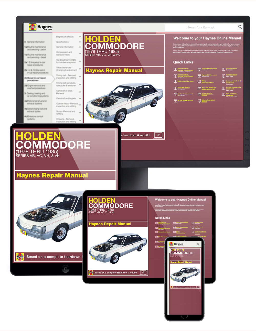 Holden Commodore (78-85) Haynes Repair Manual