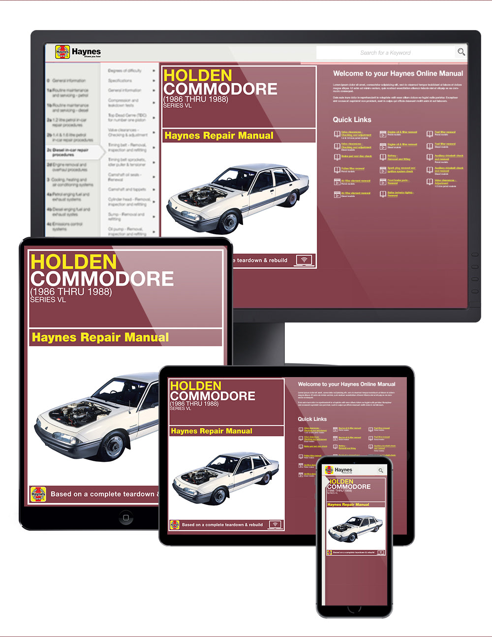 Holden Commodore (86-88) Haynes Repair Manual