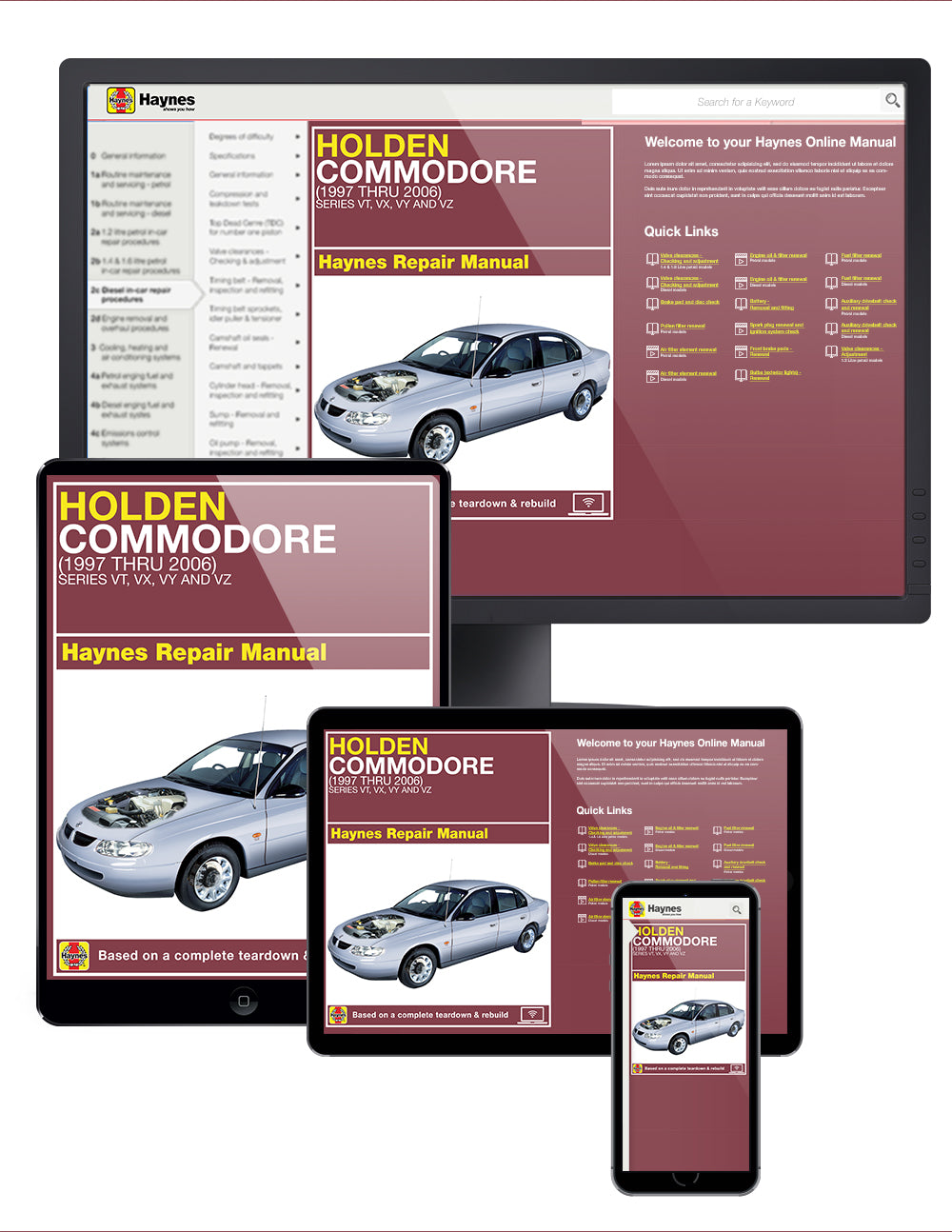 Holden Commodore (97-06) Haynes Repair Manual