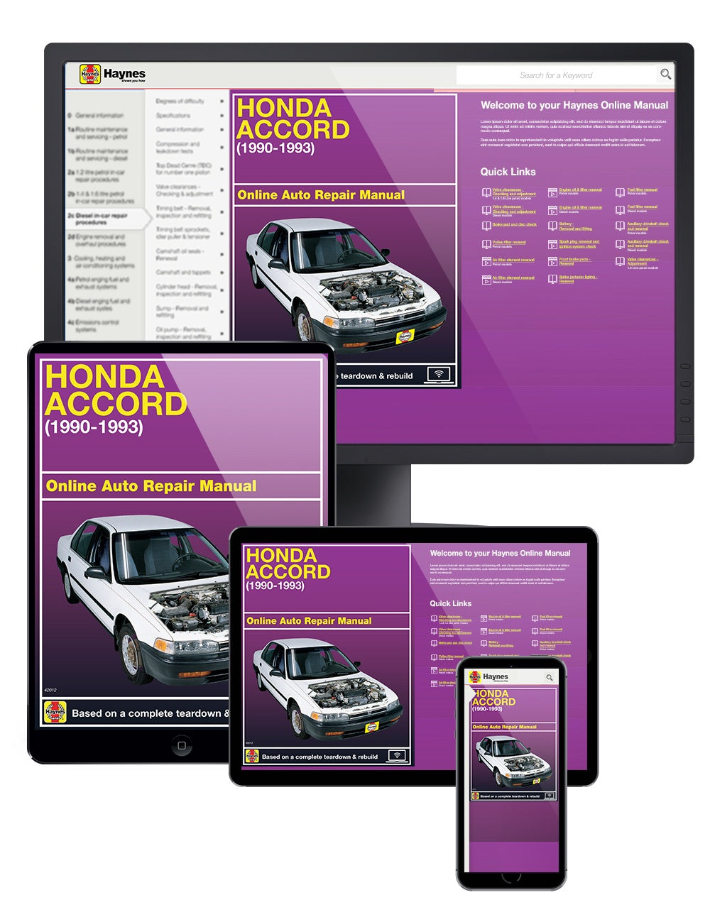 Honda Accord (1990-1993) Haynes Repair Manual (USA)