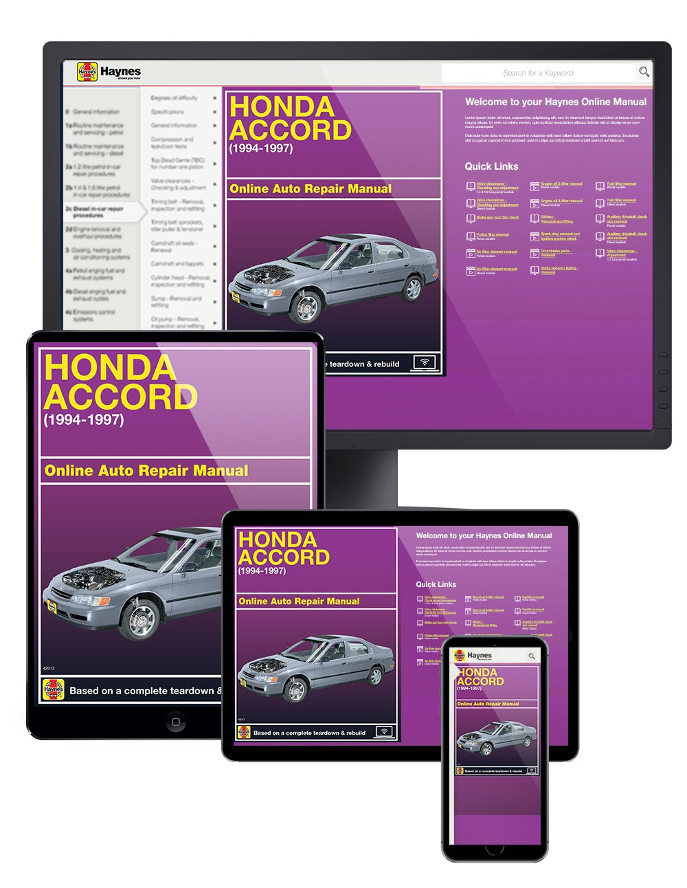 Honda Accord (1994-1997) Haynes Repair Manual (USA)