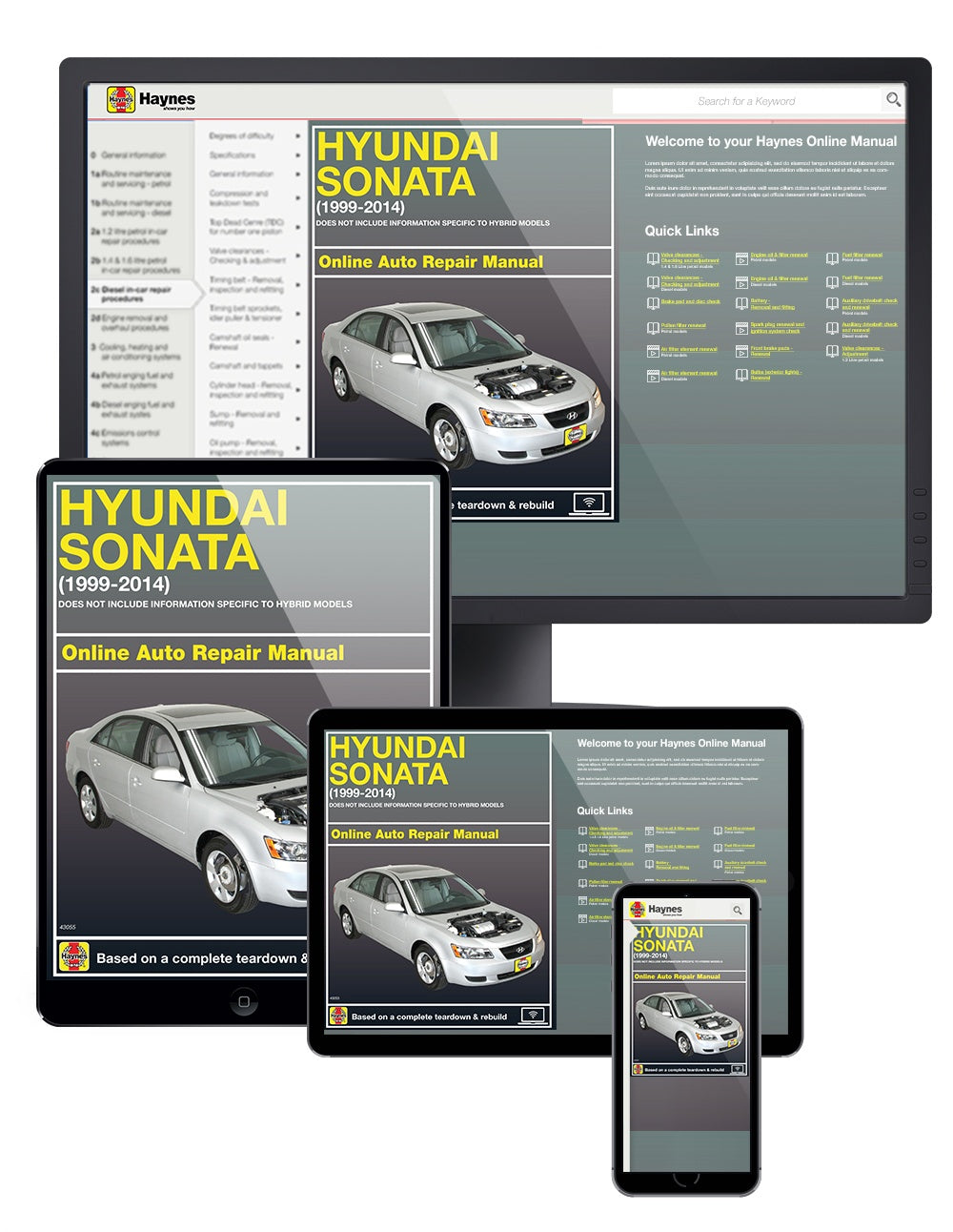 Hyundai Sonata (199-2014) Haynes Repair Manual (USA)