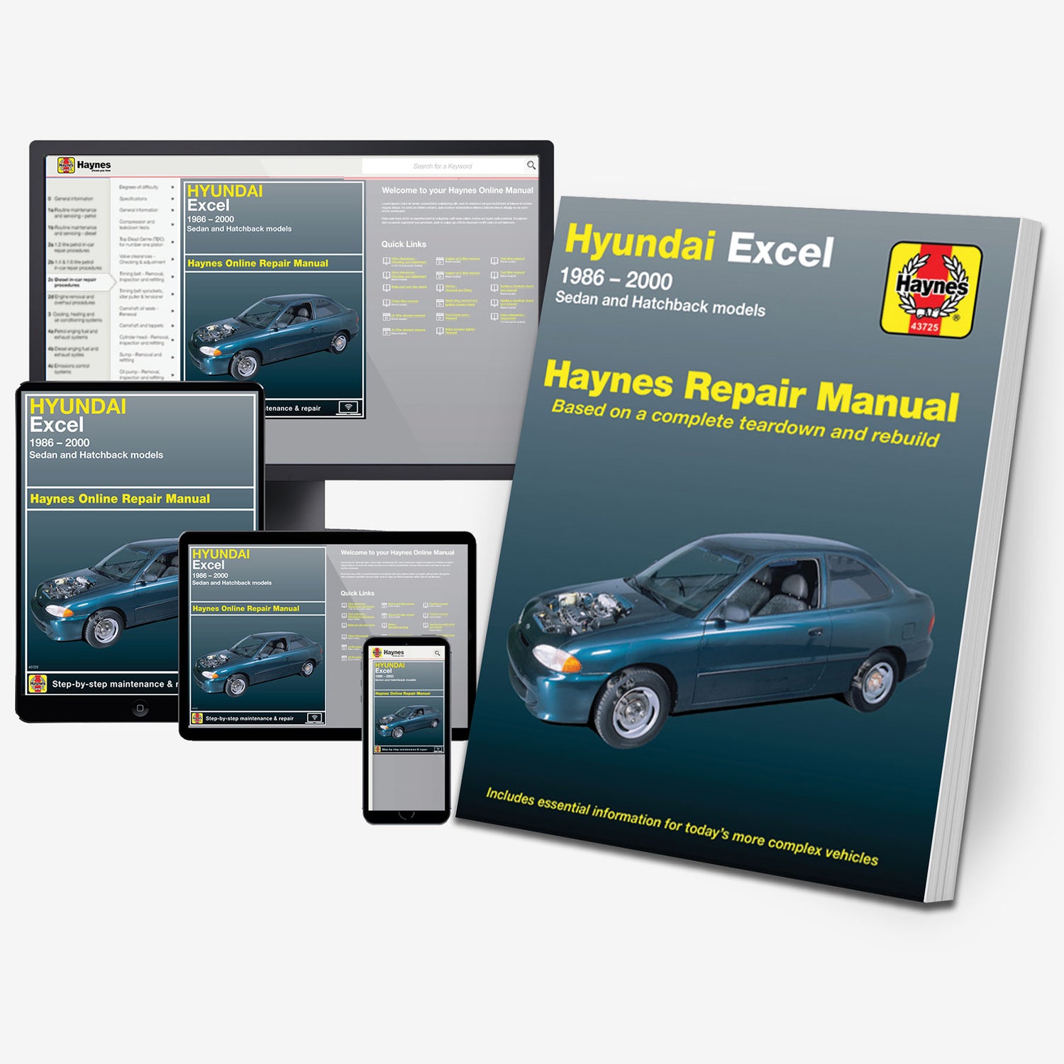 Hyundai Excel (86-00) Haynes Repair Manual