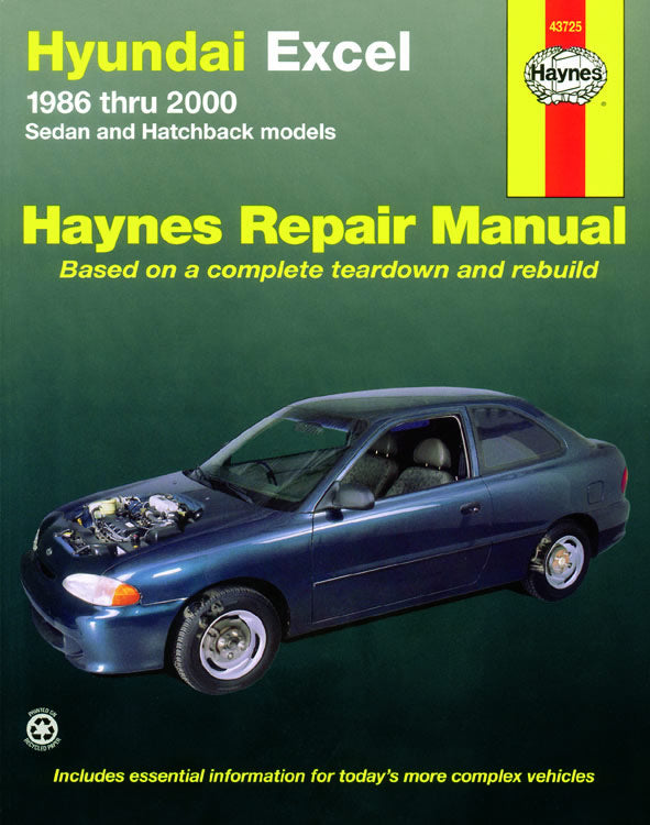 Hyundai Excel (86-00) Haynes Repair Manual