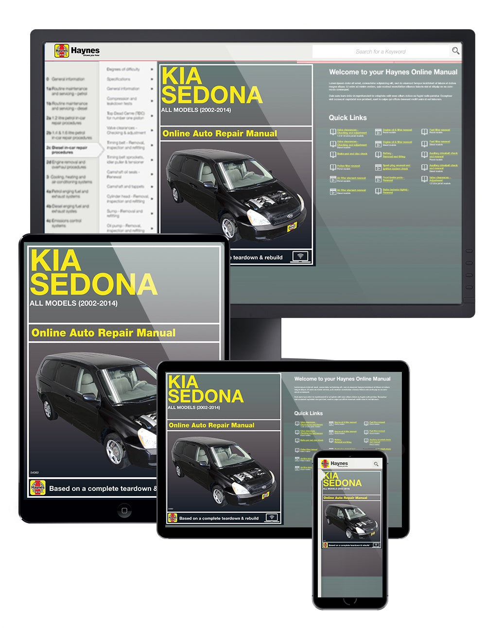 Kia Sedona (02-14) Haynes Online Manual