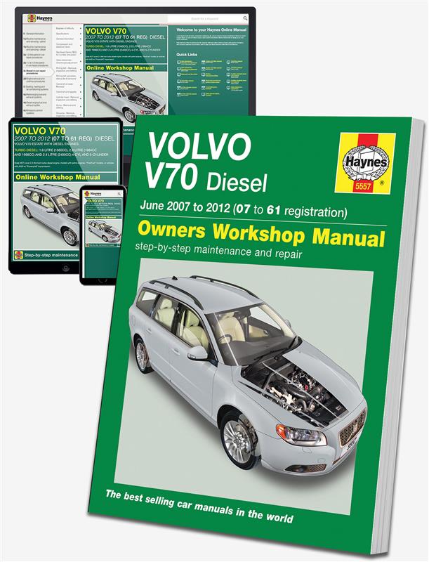 Volvo V70 Diesel (June 07 – 12) Haynes Repair Manual